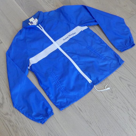 Toronto Blue Jays Vintage Shain Of Canada Blue Medium Windbreaker Jacket - Picture 5 of 6